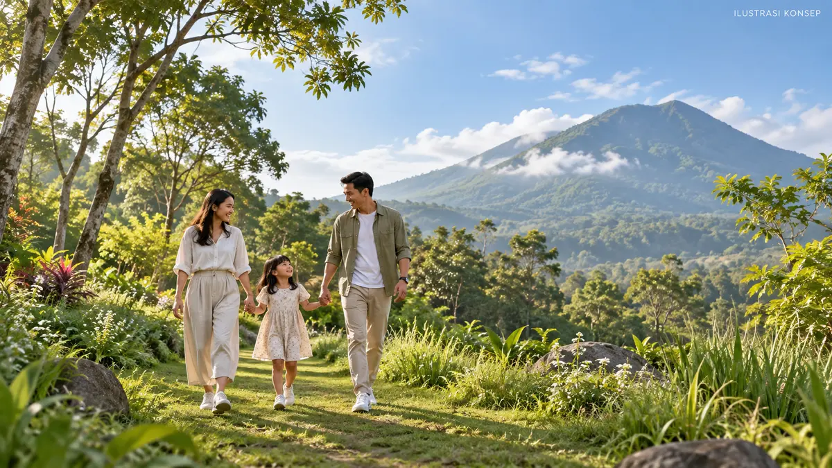 Konsep nature living Harmoni Hanjawong Village